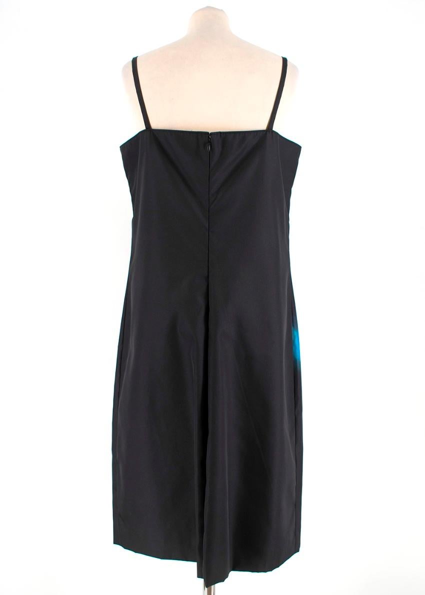 Black Prada Special Edition Neon Hanging Monkey Slip Dress M 