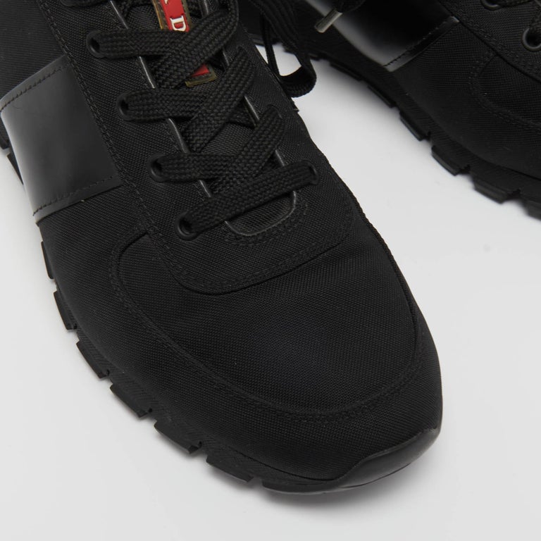 Prada Sport Prada Match Race Runner Black Prada Match Race Sneakers Discount