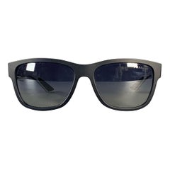 PRADA SPORT Black Grey Red Acetate Sunglasses