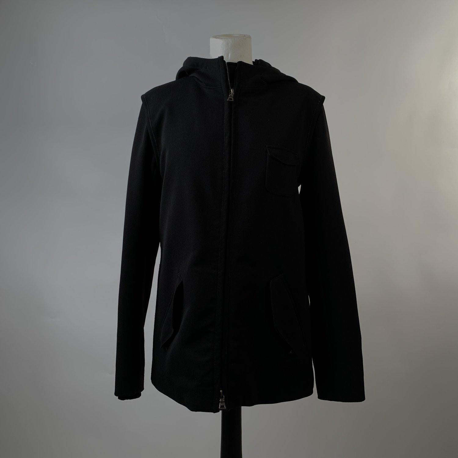 ジャケット・アウター prada sport nylon jacket black size46 Prada Re-nylon Hooded Jacket | Black | FARFETCH