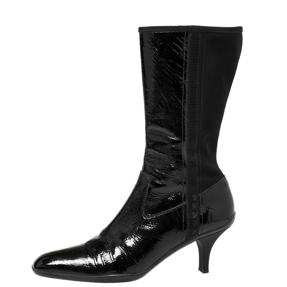 Prada mid calf boots store