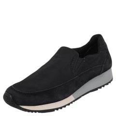 Prada Sport - Baskets noires en daim et nylon, taille 40