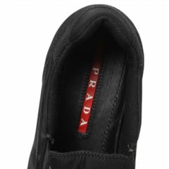 Prada Sport - Baskets noires en daim et nylon, taille 40