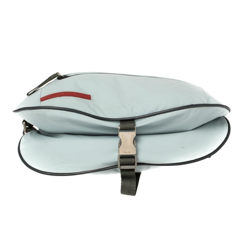 Donna Prada Sport Borsa a tracolla in nylon blu