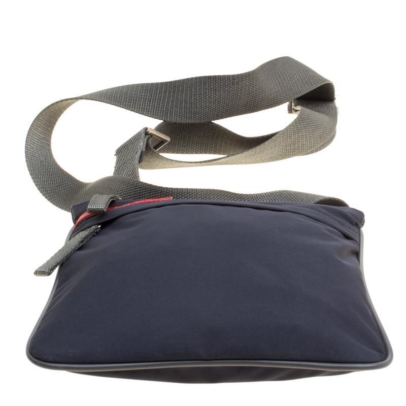 Prada Sport Dark Blue Nylon Crossbody Bag 2