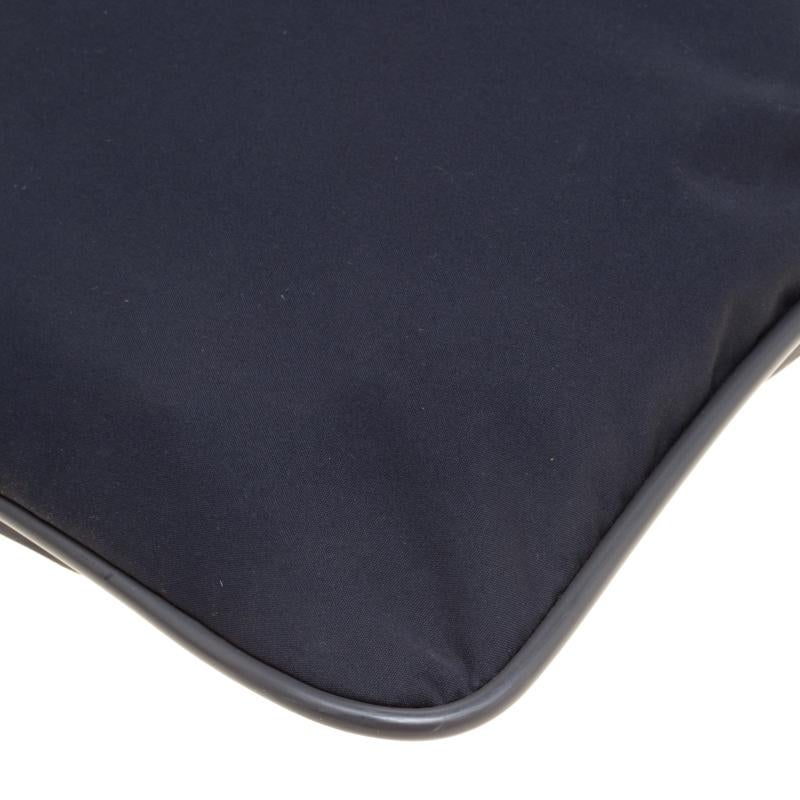 Black Prada Sport Dark Blue Nylon Crossbody Bag