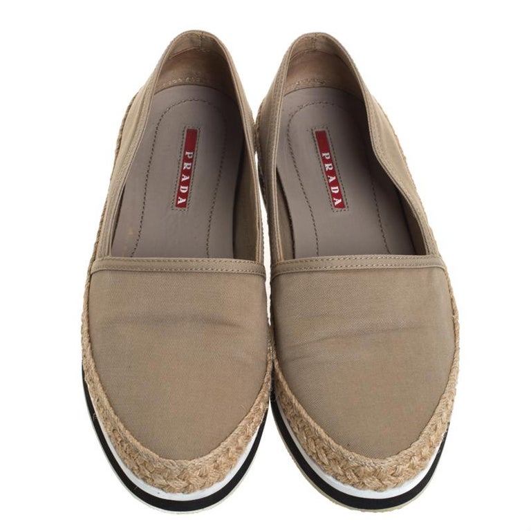 prada womens slip on sneakers