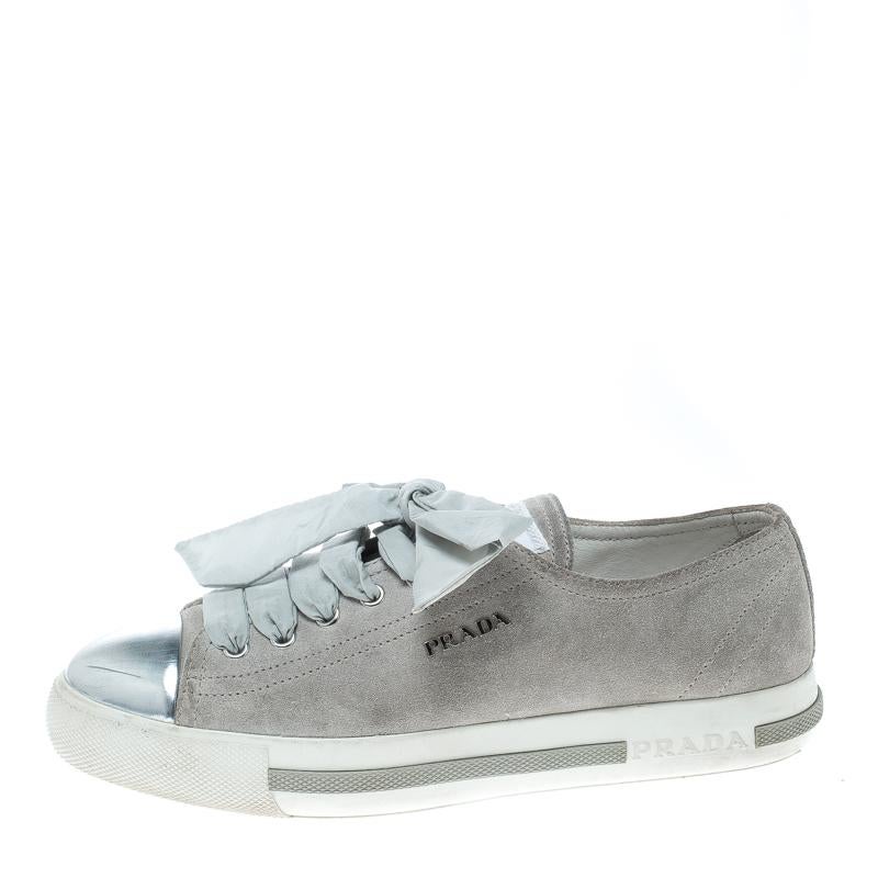 Prada cap toe sneaker 2025