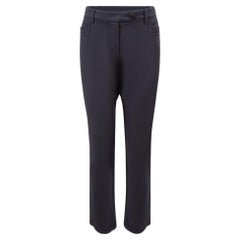 Prada Sport Navy Blue Straight Leg Trousers Size XL