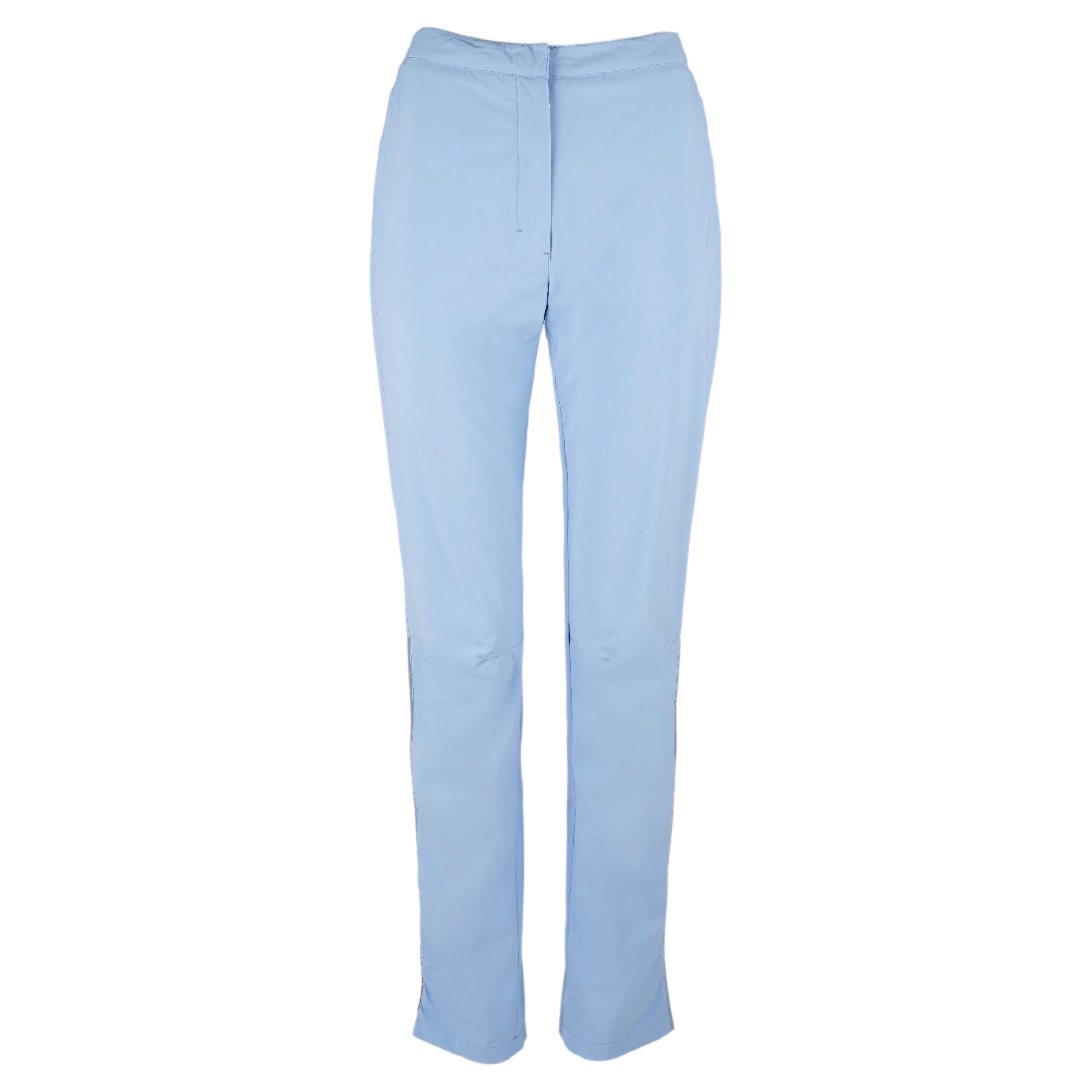 Prada Sport Red Line SS2000 Powder Blue Technical Trousers, IT38