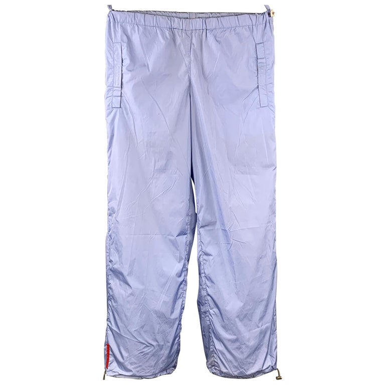 PRADA Sport Size 32 Lilac Nylon Sweatpants at 1stDibs