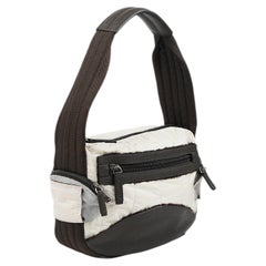 Prada Sport SS 2003 Technical Nylon and Leather Shoulder “Hoop” Bag