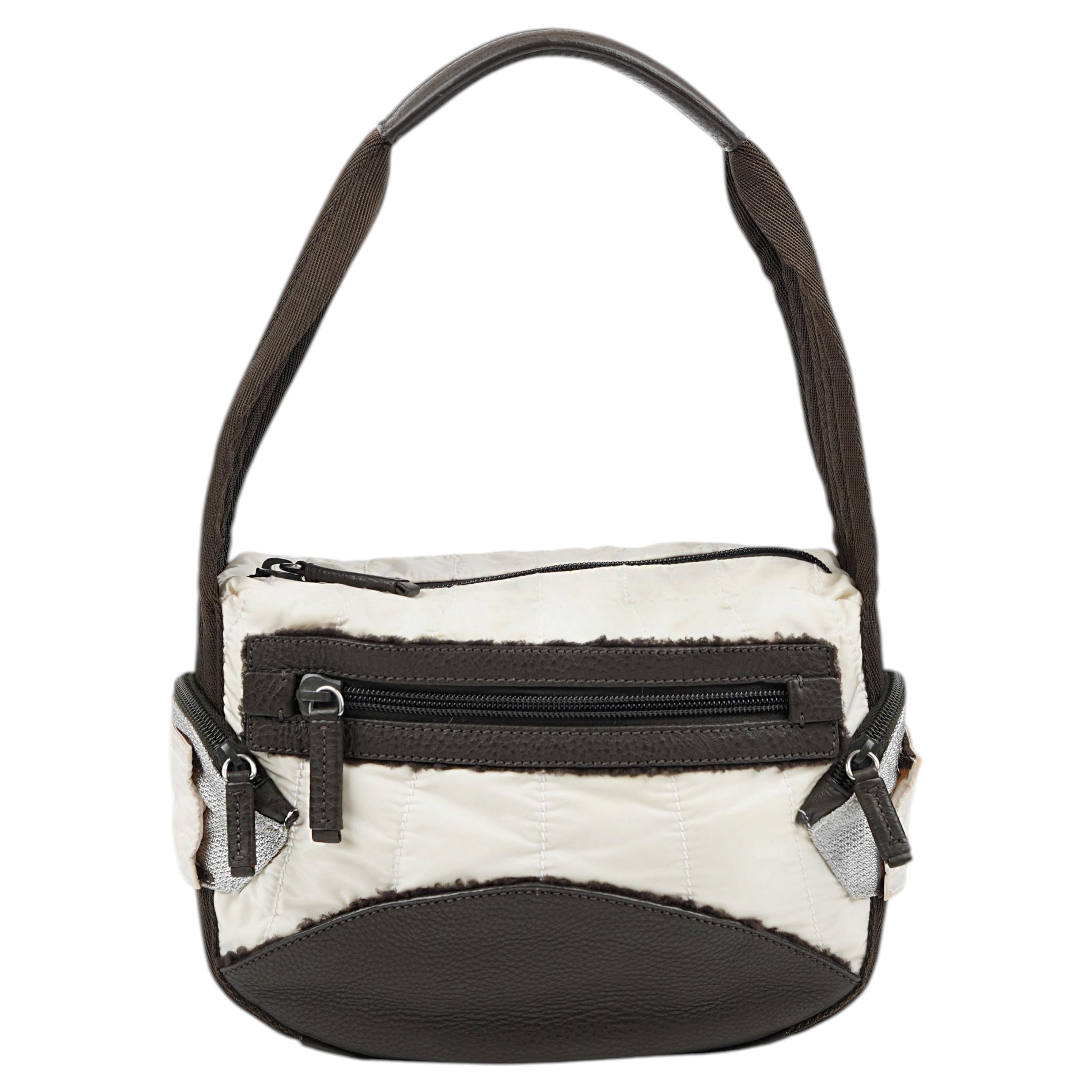 Prada Sport SS 2003 Technical Nylon and Leather Shoulder “Hoop