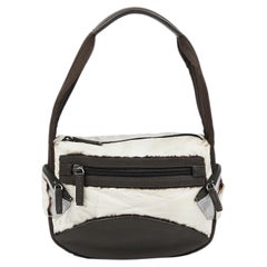 Prada Sport SS 2003 Technical Nylon and Leather Shoulder “Hoop” Bag