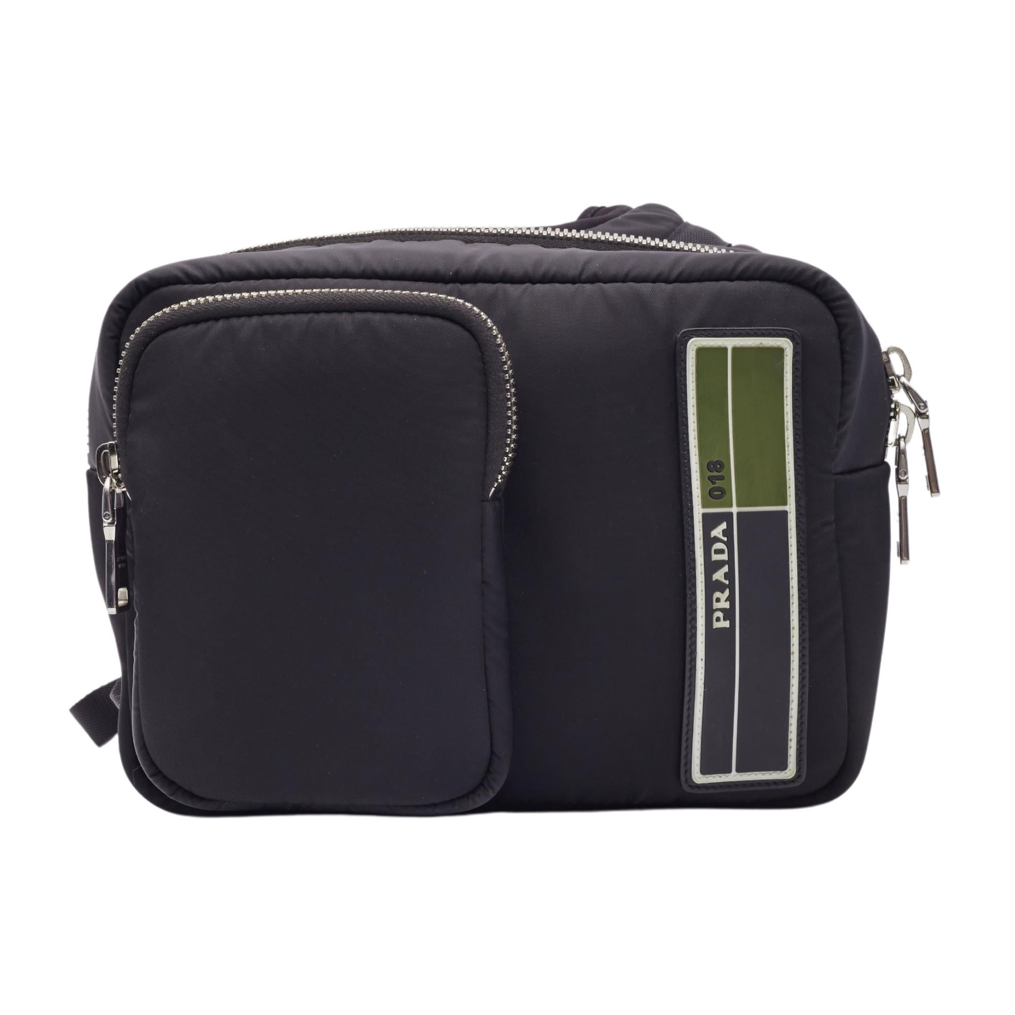Prada Sport Tessuto Nylon Multi Pocket Back Pack In Excellent Condition For Sale In Montreal, Quebec