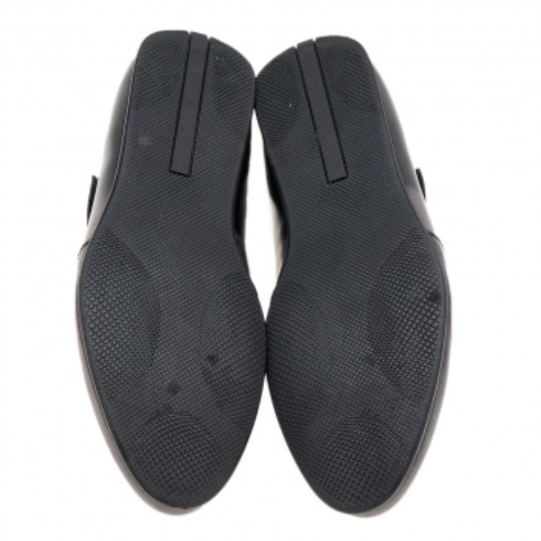 Prada Sport zwei Töne Leder einzelne Riemen Mönch Schuhe Größe 42 2
