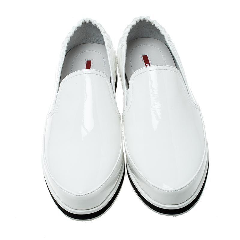 prada patent sneakers