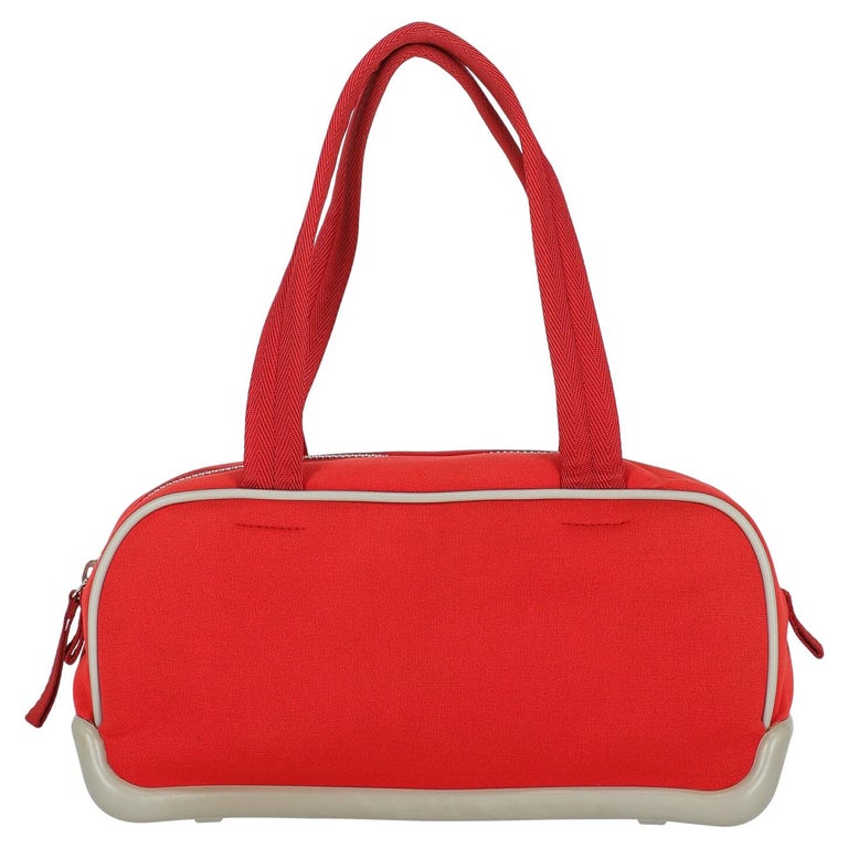 Prada Sport Women Handbags Red Synthetic Fibers For Sale at 1stDibs