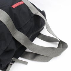 Prada Sports Travel 867955 Black Nylon Tote