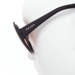 PRADA SPR181 black acetate pink ombre butterfly sunglasses