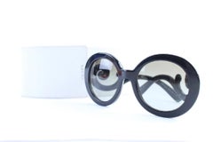 Prada SPR27N Women's  Spiral Squiggly Sunglasses Classic 7PR0307