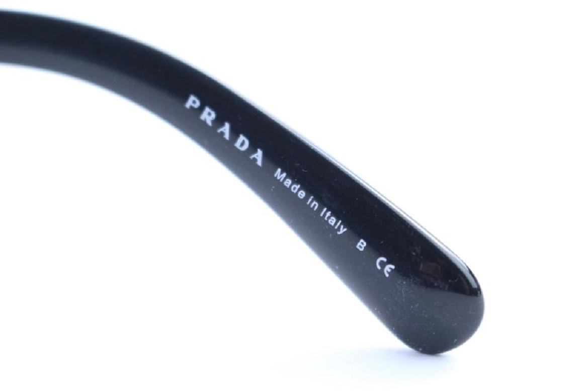 Black Prada SPR27N Women's  Spiral Squiggly Sunglasses Classic 7PR0307