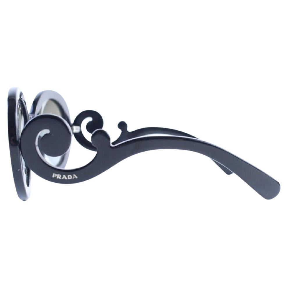 Prada SPR27N Women's  Spiral Squiggly Sunglasses Classic 7PR0307