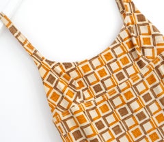 Prada Spring 1996 Formica Tile Print Dress