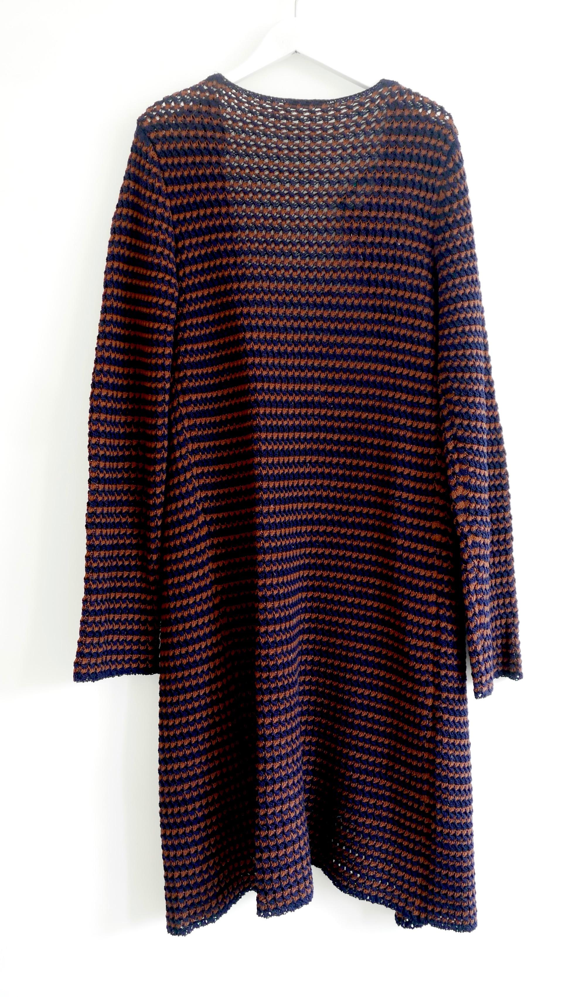 Women's Prada Spring 2005 Crochet Embellished Cardigan Coat For Sale