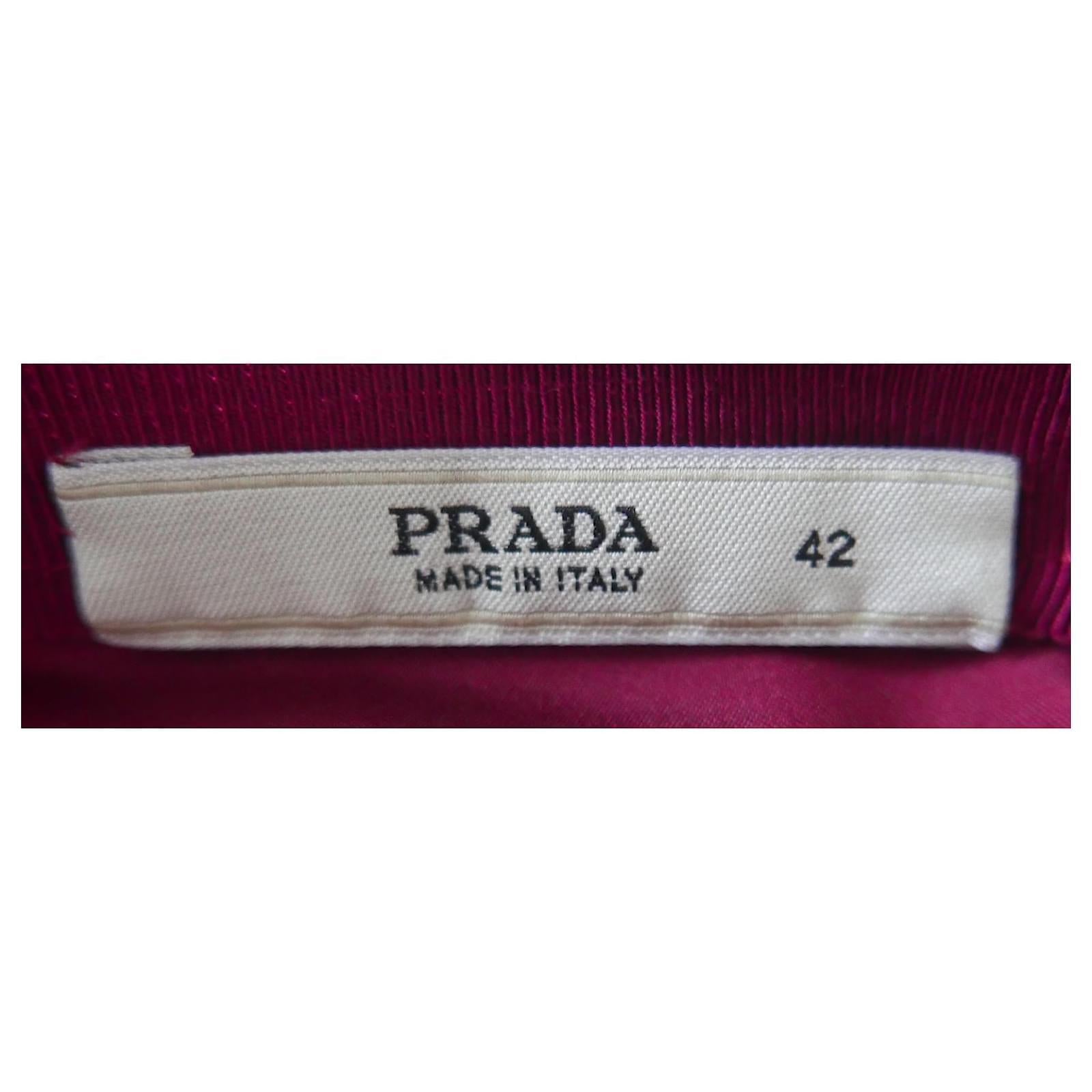 Prada Spring 2006 Silk Satin Tailored Peplum Top For Sale 1
