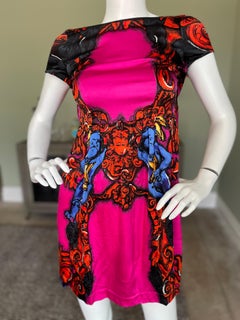 Prada Spring 2011 Baroque Monkey Cherub with Bananas Cocktail Dress