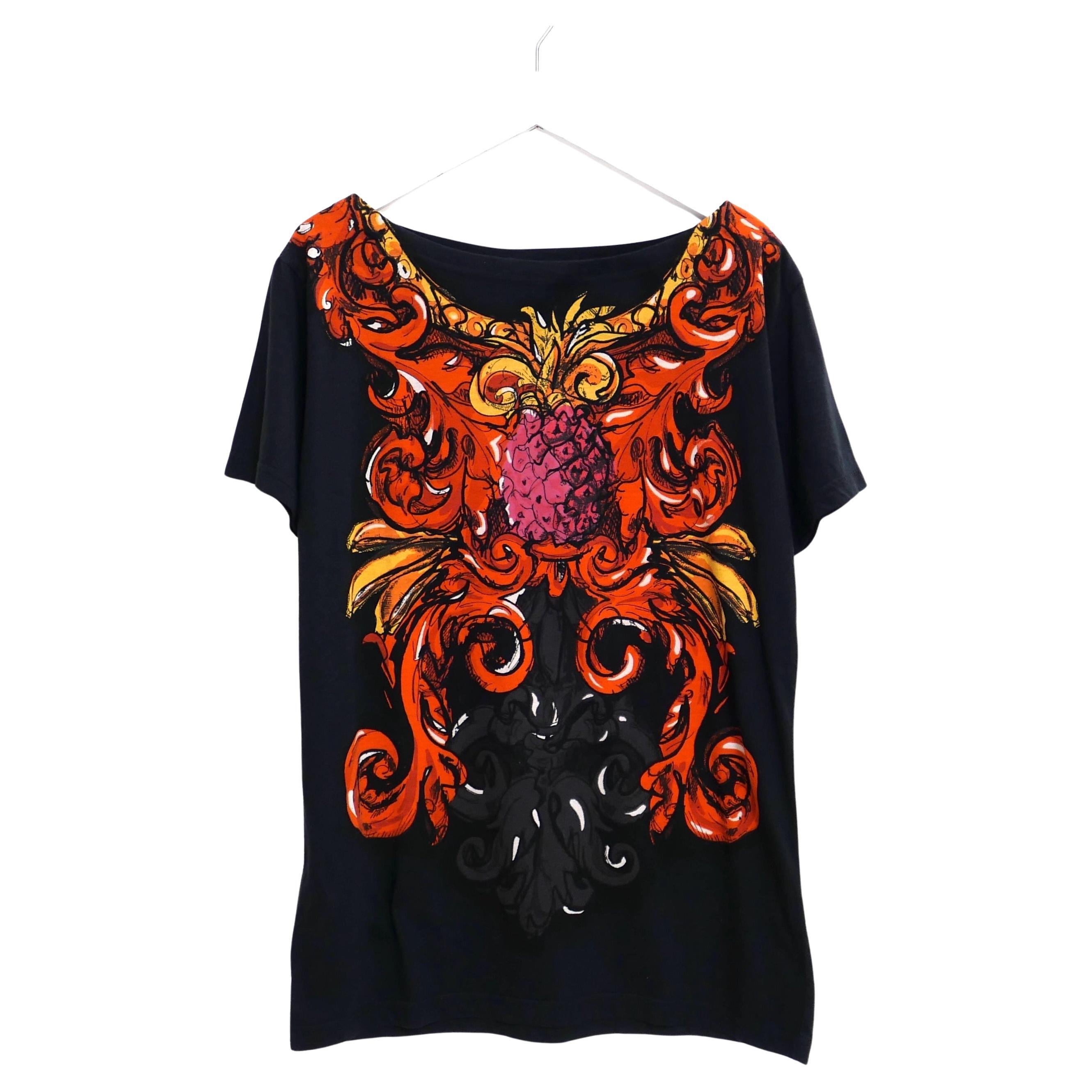 Prada Spring 2011 Pineapple Print T-Shirt For Sale