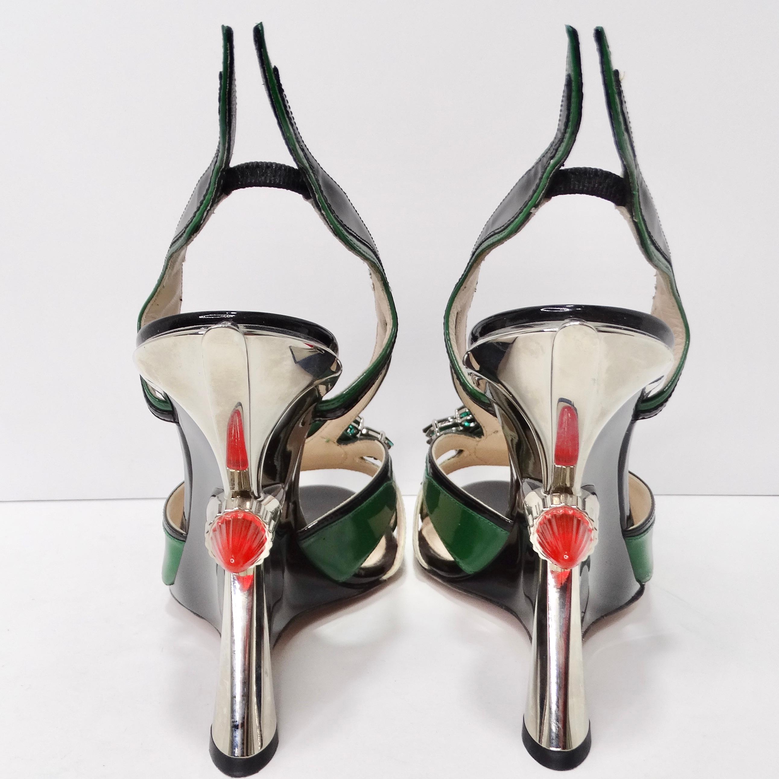 Prada Spring 2012 Rare Hot Rod Rocket Heels 4