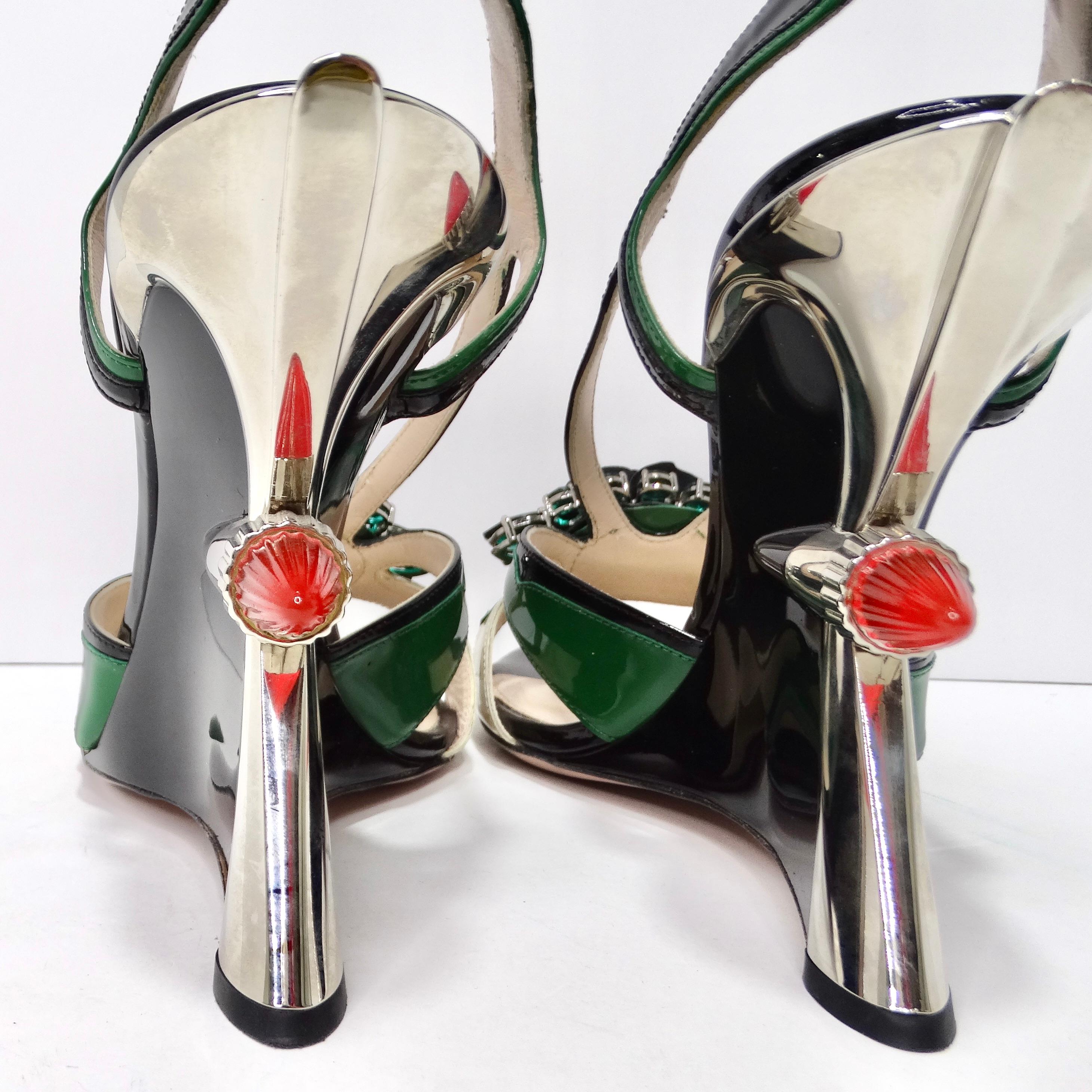 Prada Spring 2012 Rare Hot Rod Rocket Heels 5