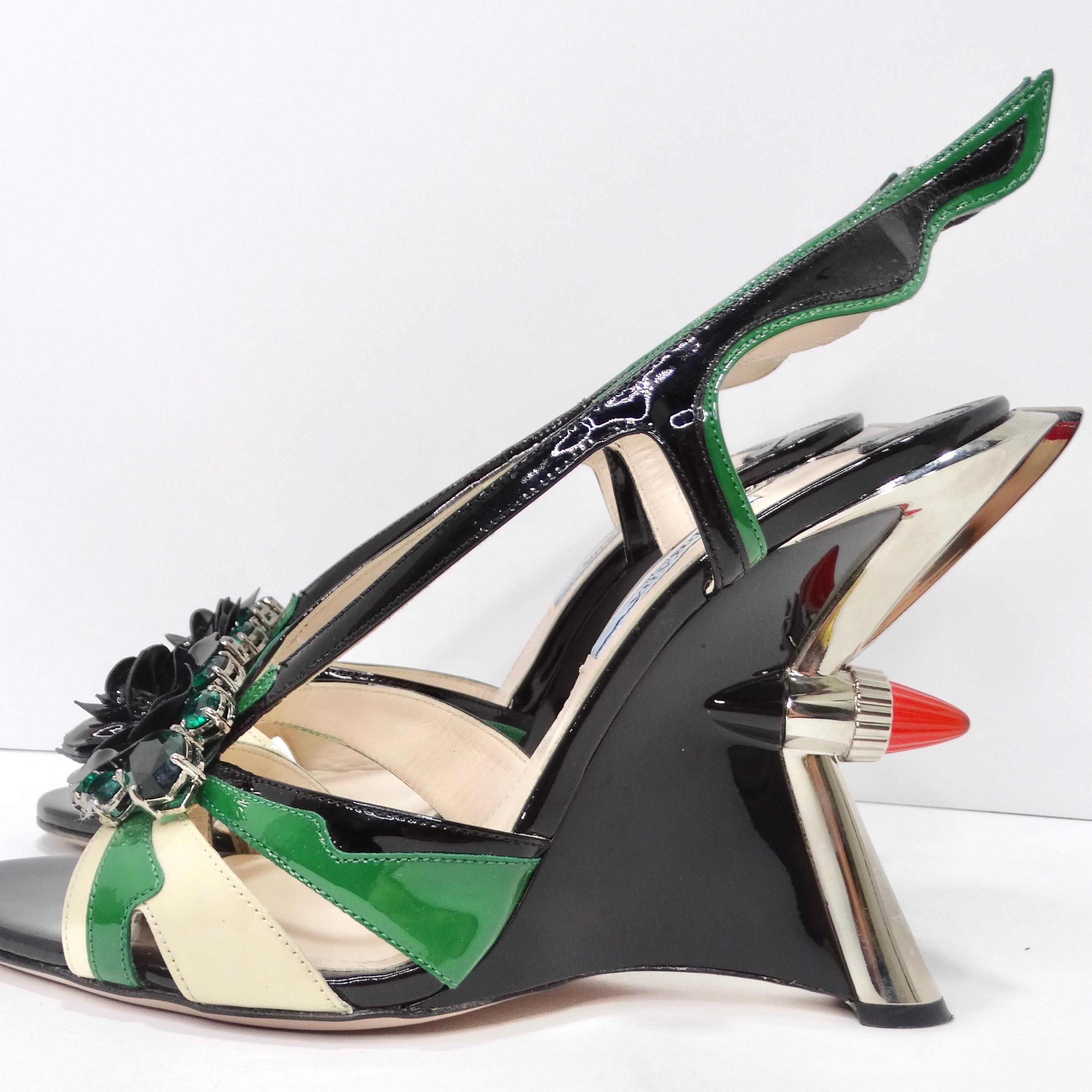 Prada Spring 2012 Rare Hot Rod Rocket Heels 6