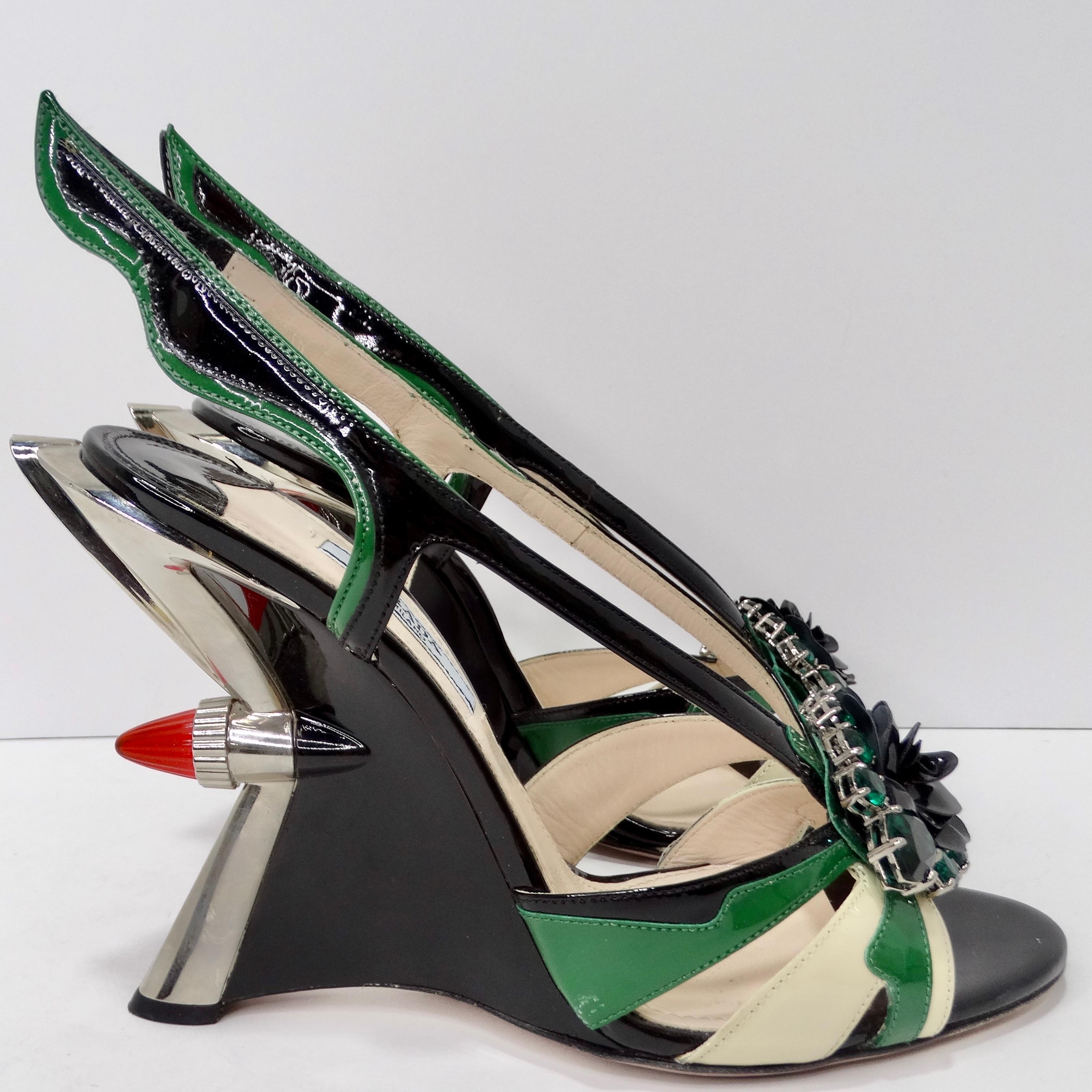 Prada Spring 2012 Rare Hot Rod Rocket Heels 1