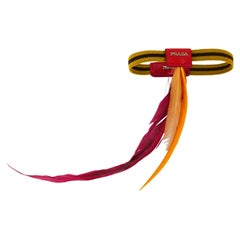Prada Spring 2014 Bracelet en plumes élastiques 