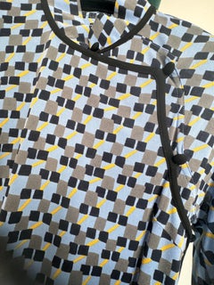 Prada Spring 2017 Spring Runway Blouse with fur trim sleeve