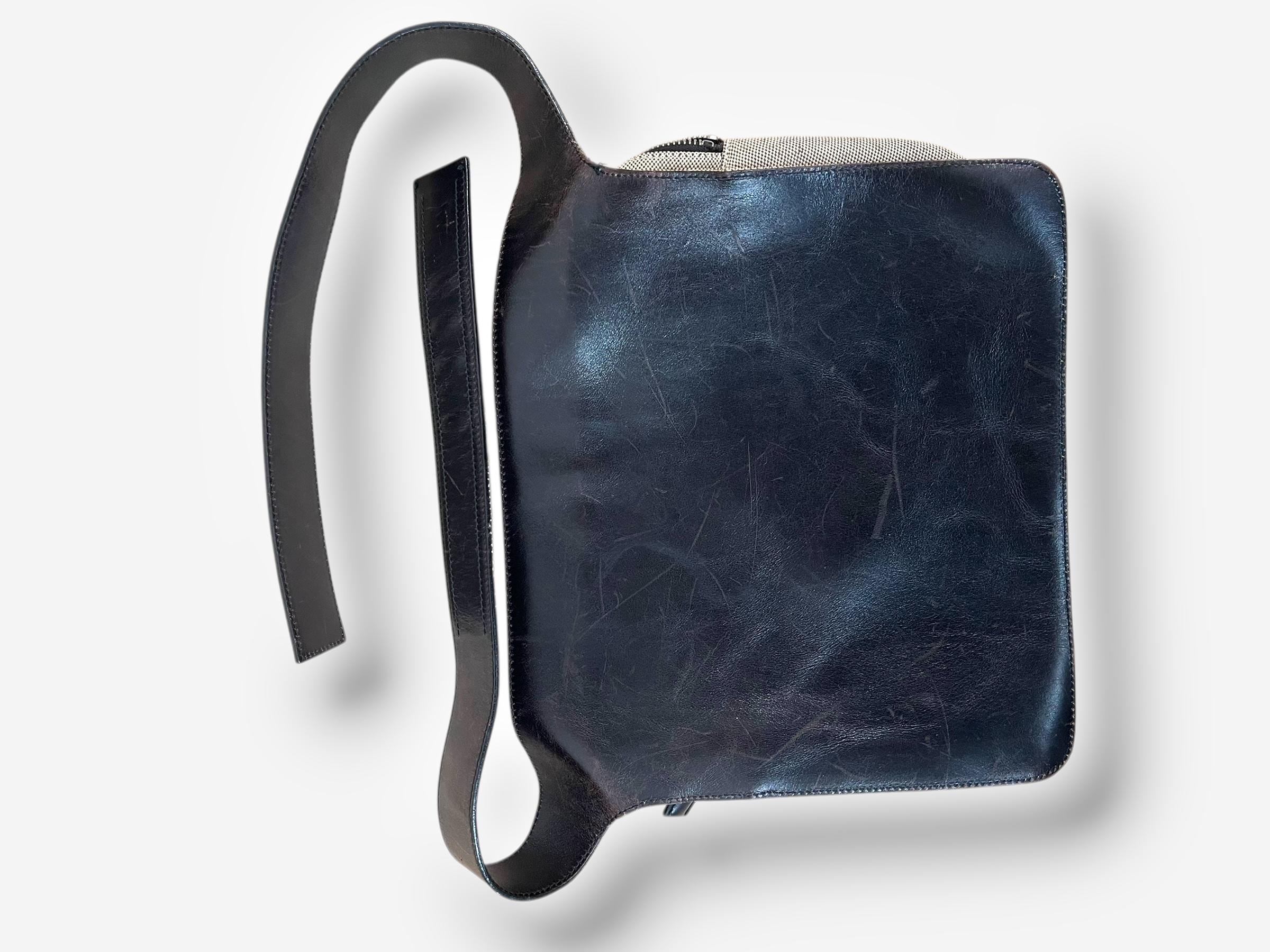Prada Spring/Summer 1999 Canvas Waist Bag For Sale 6