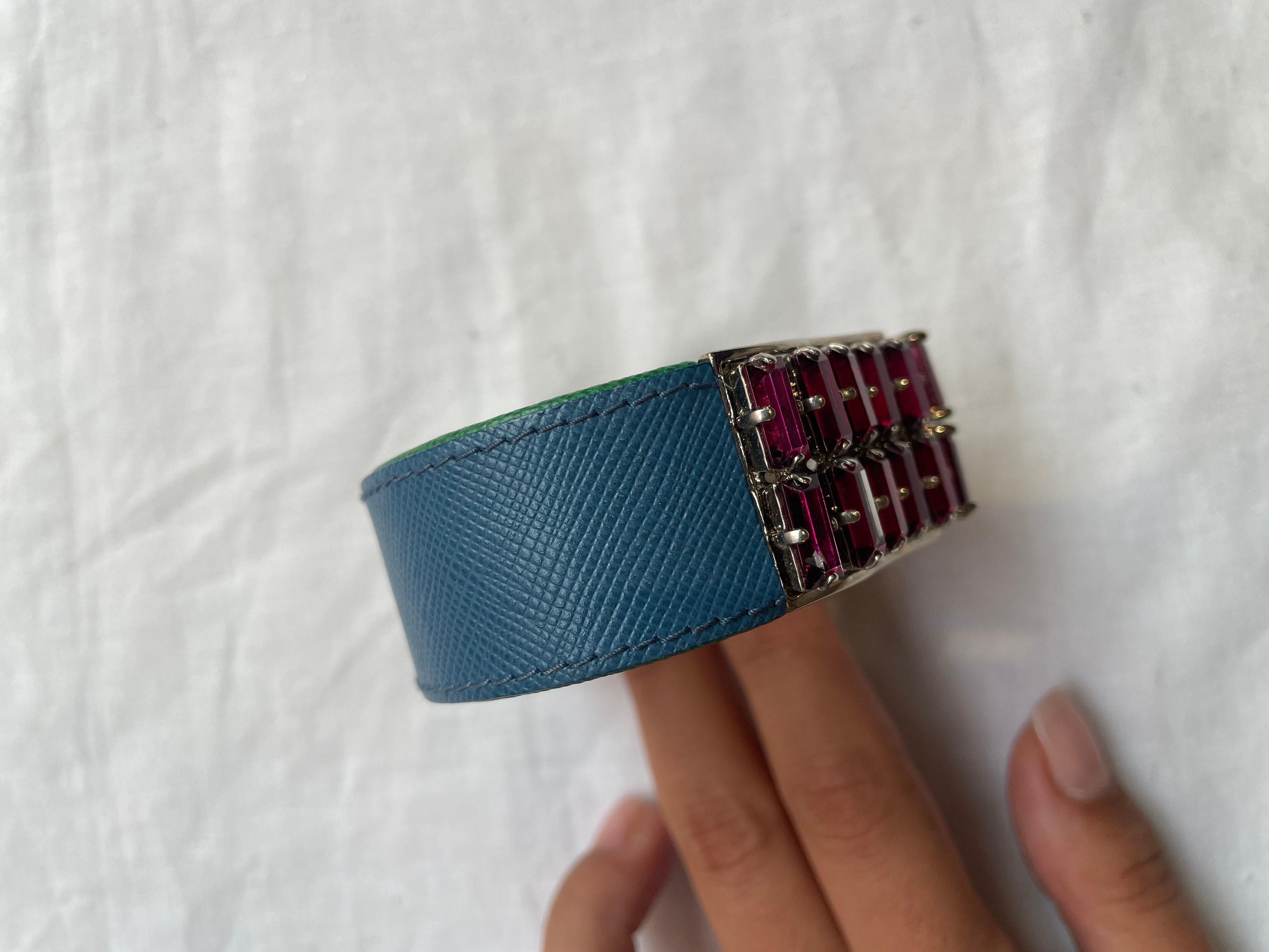 Black Prada spring summer 2014 bracelet