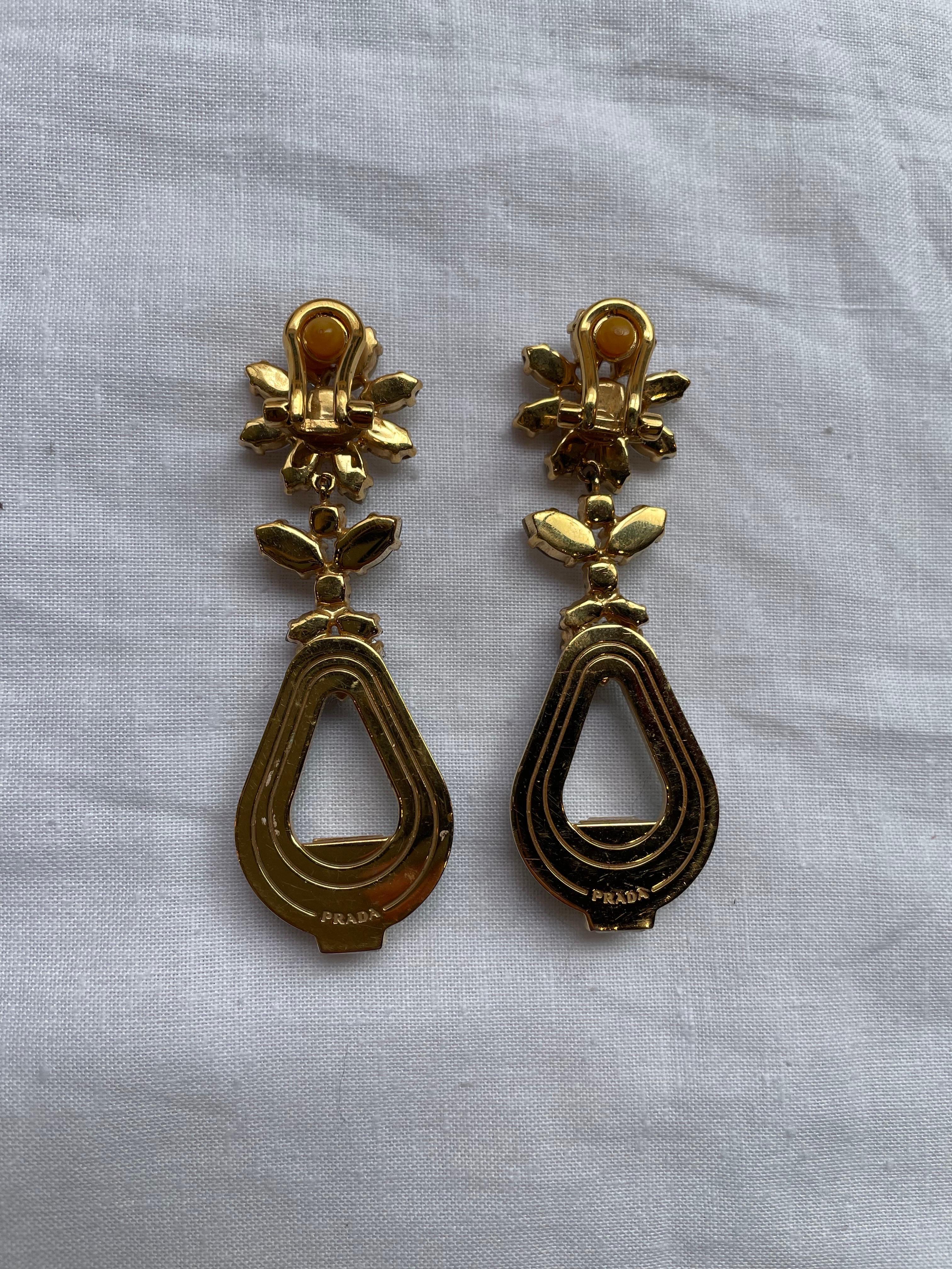 Women's or Men's Prada spring summer 2014 earrings For Sale