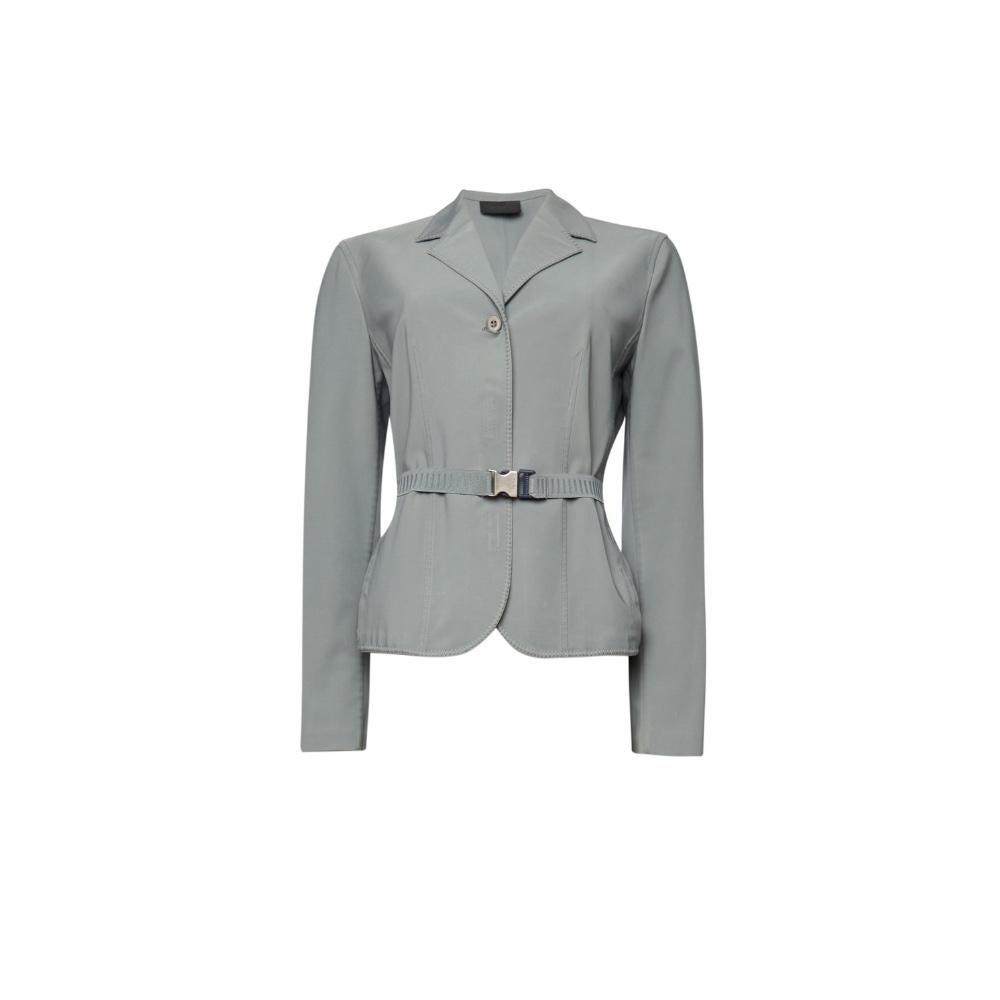 Prada SS 1998 Grey Skirt Suit In Excellent Condition For Sale In Eivissa, ES