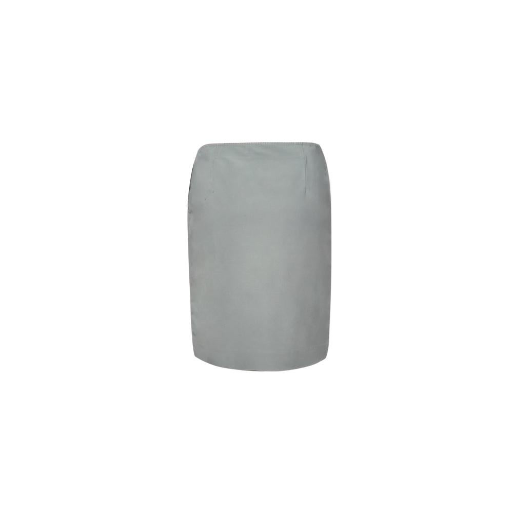 Prada SS 1998 Grey Skirt Suit For Sale 1