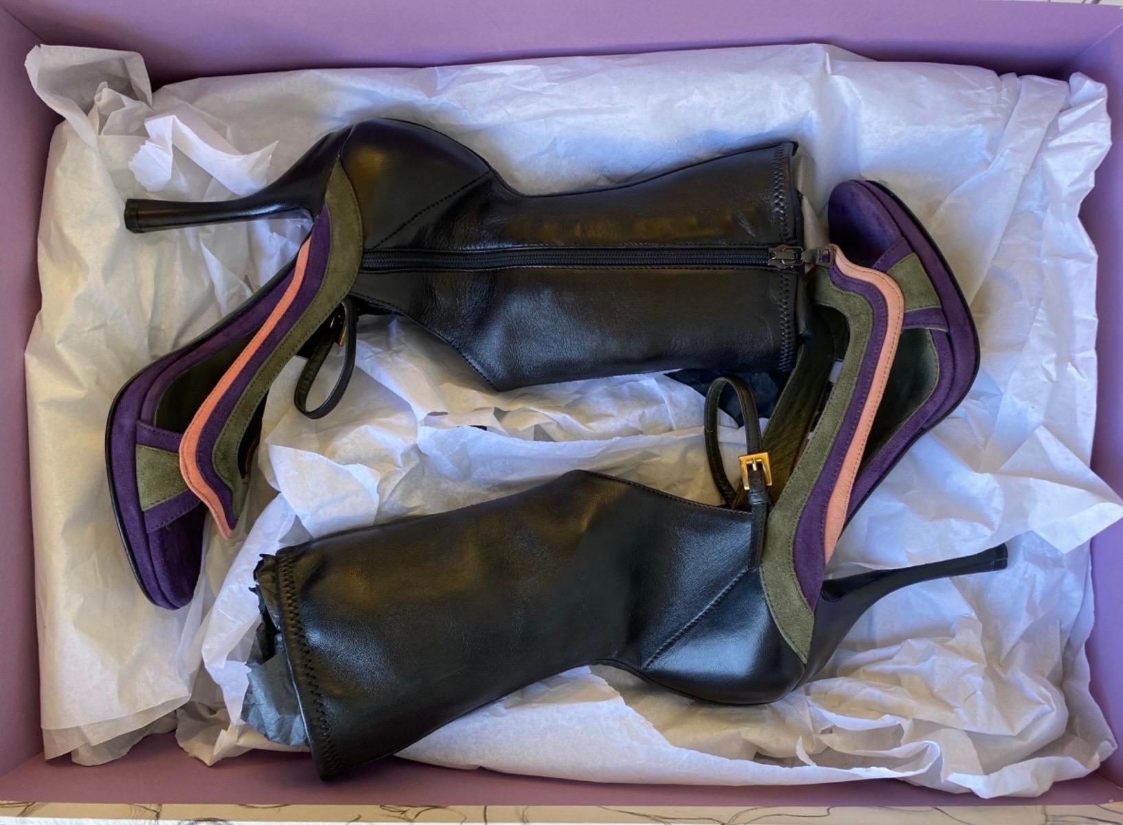 Prada SS 2008 Waves color ankle boot 2