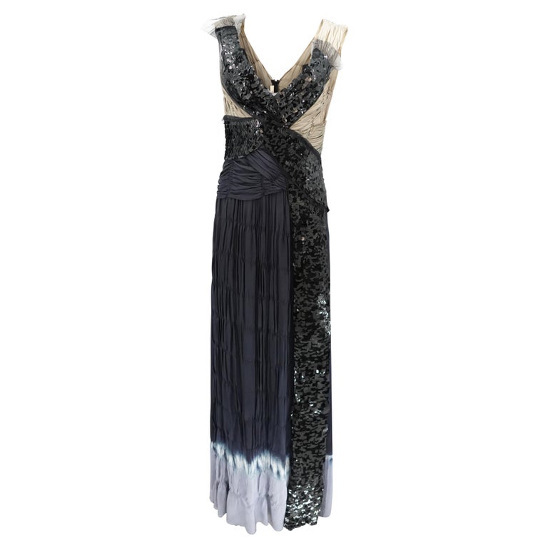Prada Sequin Dress - 4 For Sale on 1stDibs | prada glitter dress, prada  sparkly dress, prada chainmail dress