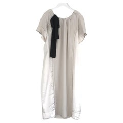 Used Prada SS09 Crinkle Collection Pearl Satin Dress 