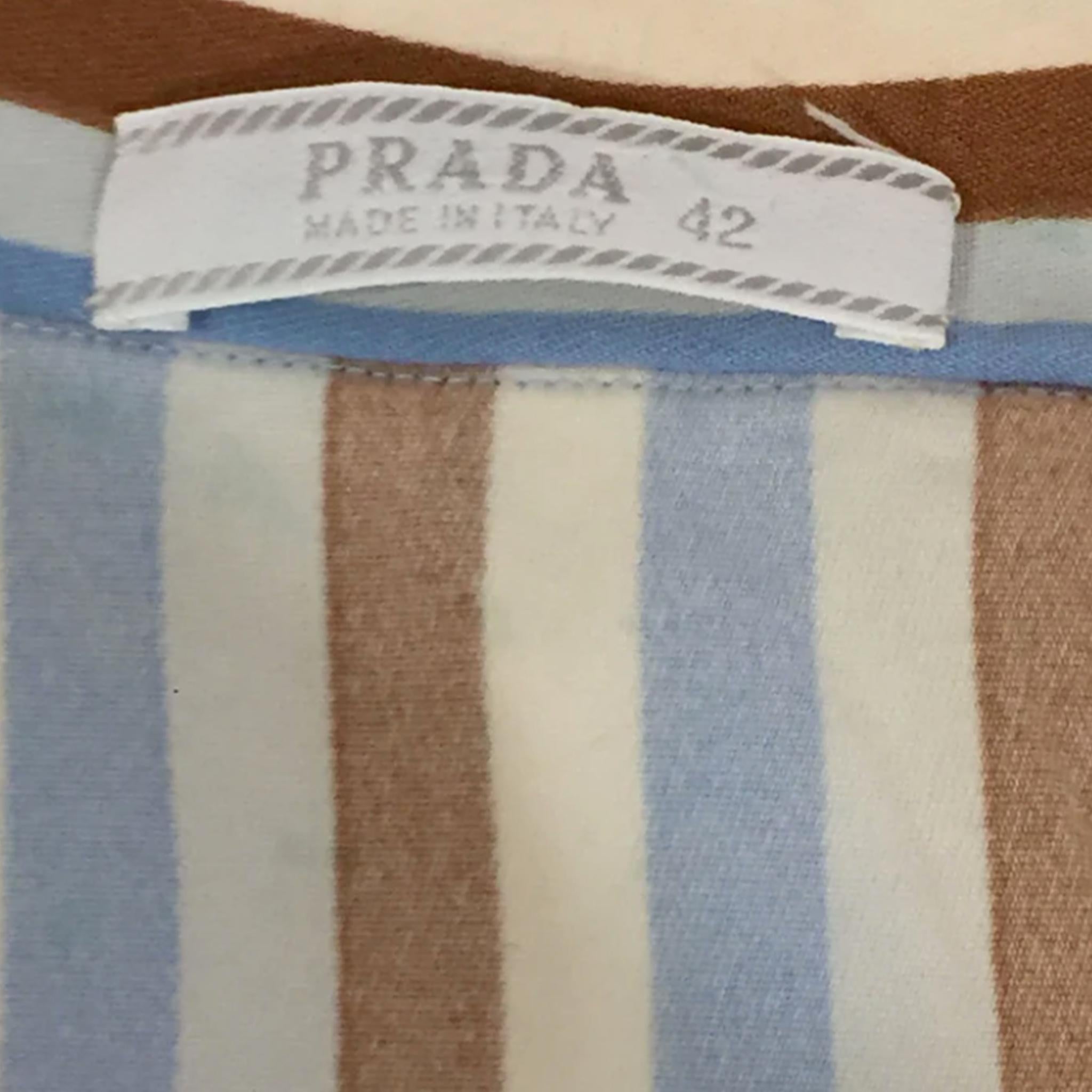 Women's or Men's PRADA SS1996 Striped shirt For Sale