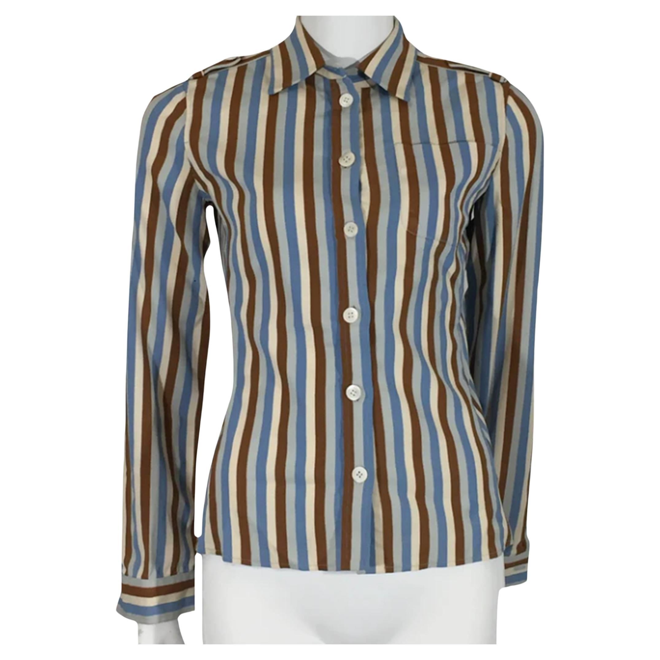 Vintage Prada Shirts - 127 For Sale at 1stDibs | prada collar 
