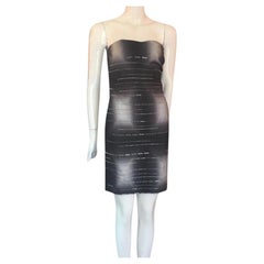 Used PRADA SS1998 Beaded strapless dress