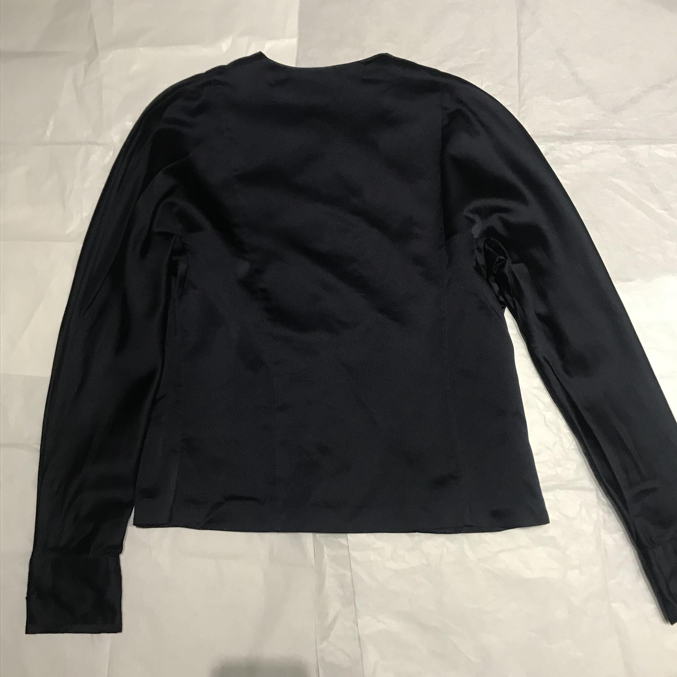 PRADA SS97 night blue shirt In Excellent Condition For Sale In Paris, FR